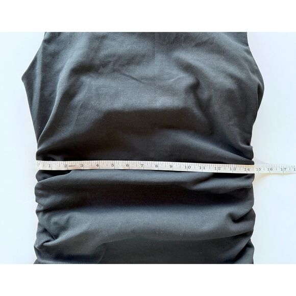 NWOT Veronica Beard Charissa Stretch-Cotton Bodycon Maxi Dress in Black Size L - Picture 16 of 16